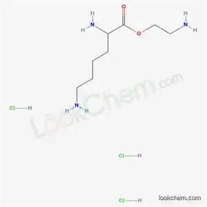 Molecular Structure of 70198-23-1 (2-aminoethyl L-lysinate trihydrochloride)