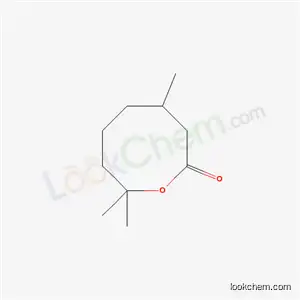 Molecular Structure of 70333-06-1 (4,8,8-trimethyloxocan-2-one)