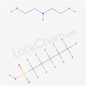 2-(2-hydroxyethylamino)ethanol; 1,1,2,2,3,3,4,4,5,5,5-undecafluoropentane-1-sulfonic acid