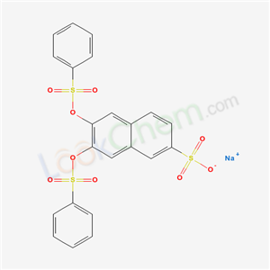Sodium 6,7-bis((phenylsulphonyl)oxy)naphthalene-2-sulphonate