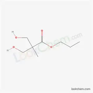 Molecular Structure of 63468-00-8 (3-Hydroxy-2-(hydroxymethyl)-2-methylpropanoic acid propyl ester)