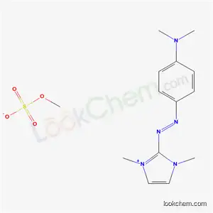 Molecular Structure of 63589-33-3 (2-[[4-(dimethylamino)phenyl]azo]-1,3-dimethyl-1H-imidazolium methyl sulphate)