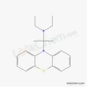 Molecular Structure of 63834-13-9 (N,N-Diethyl-α,α-dimethyl-10H-phenothiazine-10-methanamine)
