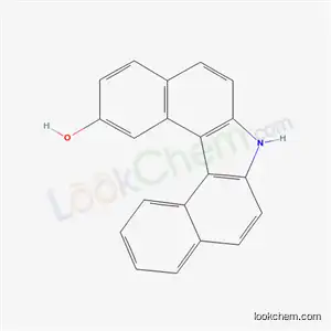 Molecular Structure of 78448-08-5 (7H-dibenzo[c,g]carbazol-2-ol)