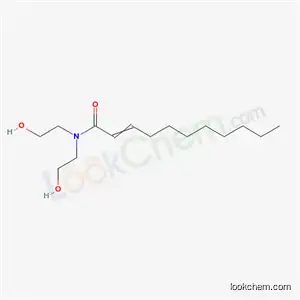 Molecular Structure of 25377-64-4 (N,N-Bis(2-hydroxyethyl)undecenamide)