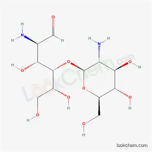 Molecular Structure of 68232-34-8 (2-amino-4-O-(2-amino-2-deoxy-beta-D-glucopyranosyl)-2-deoxy-D-glucose)
