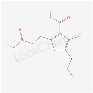 2-(2-carboxyethyl)-4-methyl-5-propylfuran-3-carboxylic acid