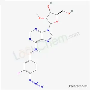 Molecular Structure of 98849-99-1 (N(6)-(3-iodo-4-azidobenzyl)adenosine)