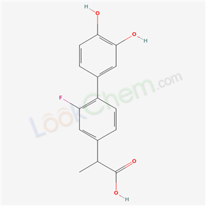 2-[4-(3,4-dihydroxyphenyl)-3-fluoro-phenyl]propanoic acid