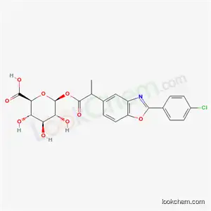 Molecular Structure of 67472-42-8 (benoxaprofen glucuronide)