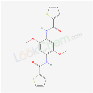 N-[2,5-dimethoxy-4-(thiophene-2-carbonylamino)phenyl]thiophene-2-carboxamide