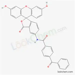 Molecular Structure of 130991-96-7 (4-Benzoyl(benzoyl)-1-amidofluorescein)