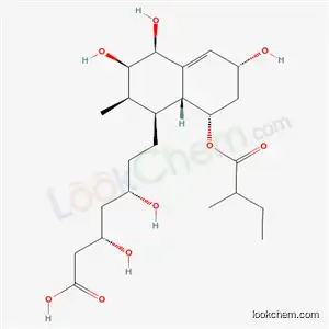 Molecular Structure of 135690-31-2 ((3S,5S)-3,5-dihydroxy-7-{(1S,2R,3R,4S,6R,8S,8aR)-3,4,6-trihydroxy-2-methyl-8-[(2-methylbutanoyl)oxy]-1,2,3,4,6,7,8,8a-octahydronaphthalen-1-yl}heptanoic acid)