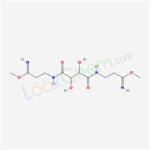 Methyl 3-((2,3-dihydroxy-4-((3-imino-3-methoxypropyl)amino)-4-oxobutanoyl)amino)propanimidoate cas  59893-64-0