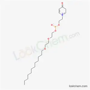 Molecular Structure of 81051-35-6 (2(2-(Dodecyloxy)ethoxy)ethyl-2-pyridioethyl phosphate)