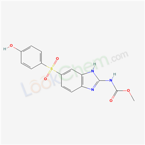 Carbamic acid, (5-((4-hydroxyphenyl)sulfonyl)-1H-benzimidazol-2-yl)-, methyl ester