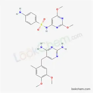 Molecular Structure of 8076-37-7 (4-amino-N-(2,6-dimethoxypyrimidin-4-yl)benzenesulfonamide, 5-[(4,5-dim ethoxy-2-methyl-phenyl)methyl]pyrimidine-2,4-diamine)