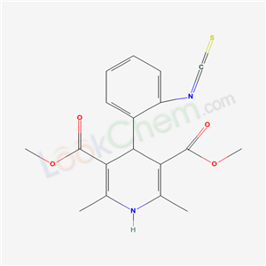 2,6-DIMETHYL-3,5-DICARBOMETHOXY-4-(2-ISOTHIOCYANO)PHENYL-1,4-DIHYDROPYRIDINE