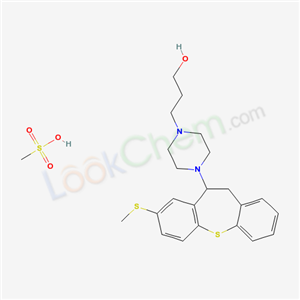 1-Piperazinepropanol,4-[10,11-dihydro-8- (methylthio)dibenzo[b,f]thiepin-10-yl]-,monomethanesulfonate (salt)