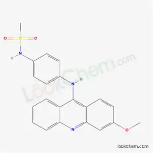 Molecular Structure of 53250-93-4 (N-{4-[(3-methoxyacridin-9-yl)amino]phenyl}methanesulfonamide)