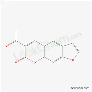 7H-Furo(3,2-g)(1)benzopyran-7-one, 6-acetyl-