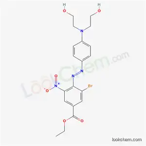 Molecular Structure of 82760-41-6 (ethyl 4-[[4-[bis(2-hydroxyethyl)amino]phenyl]azo]-3-bromo-5-nitrobenzoate)