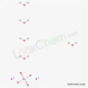 Molecular Structure of 7790-55-8 (potassium dioxido(dioxo)molybdenum hydrate (2:1:5))