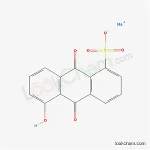 Molecular Structure of 69657-86-9 (sodium 5-hydroxy-9,10-dioxo-9,10-dihydroanthracene-1-sulfonate)