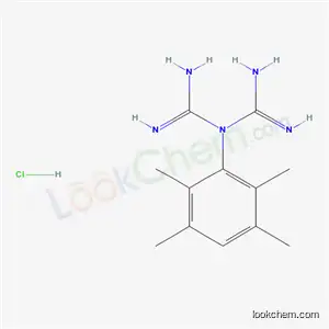 Molecular Structure of 74152-40-2 (N-(2,3,5,6-tetramethylphenyl)imidodicarbonimidic diamide hydrochloride (1:1))
