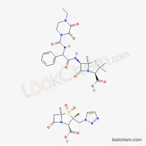Molecular Structure of 123683-33-0 (Piperacillin-TazobactaM Powder 8:1)
