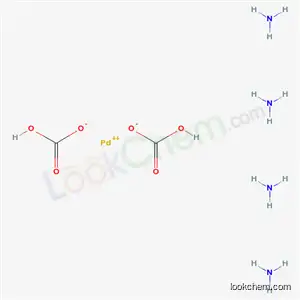 Molecular Structure of 134620-00-1 (Tetraamminepalladium (II) hydrogen carbonate)