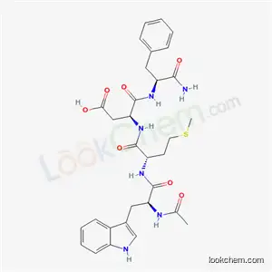 Molecular Structure of 6675-94-1 (N-acetyl-L-tryptophyl-L-methionyl-L-alpha-aspartyl-L-phenylalaninamide)
