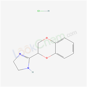 2-(7,10-dioxabicyclo[4.4.0]deca-1,3,5-trien-9-yl)-4,5-dihydro-1H-imidazole hydrochloride(90755-83-2)