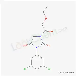 Molecular Structure of 69908-50-5 (3-(3,5-dichlorophenyl)-1-(ethoxyacetyl)imidazolidine-2,4-dione)