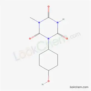 Molecular Structure of 72576-14-8 (1-(4-hydroxycyclohexyl)-3-methyl-1,3,5-triazinane-2,4,6-trione)
