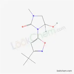 Molecular Structure of 78327-39-6 (3-(3-tert-butyl-1,2-oxazol-5-yl)-4-hydroxy-1-methylimidazolidin-2-one)
