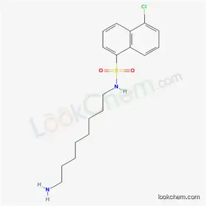 Molecular Structure of 80467-75-0 (N-(8-aminooctyl)-5-chloronaphthalene-1-sulfonamide)