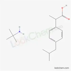 Molecular Structure of 81928-86-1 (2-[4-(2-methylpropyl)phenyl]propanoic acid - 2-methylpropan-2-amine (1:1))