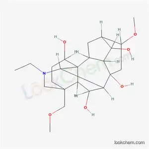 Molecular Structure of 82202-95-7 (20-ethyl-16-methoxy-4-(methoxymethyl)aconitane-1,6,8,14-tetrol)