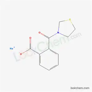 Molecular Structure of 84210-62-8 (2-(3-Thiazolidinylcarbonyl)benzoic acid sodium salt)