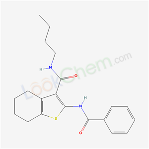 2-(benzoylamino)-N-butyl-4,5,6,7-tetrahydro-1-benzothiophene-3-carboxamide