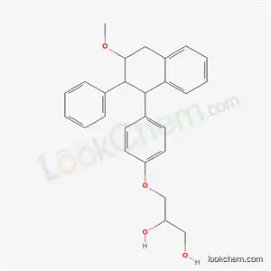 3-[4-(3-methoxy-2-phenyl-1,2,3,4-tetrahydronaphthalen-1-yl)phenoxy]propane-1,2-diol