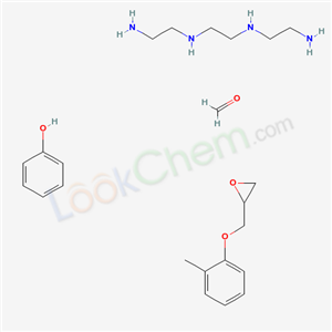 Phenol, polymer with formaldehyde, glycidyl ether, polymers with (methylphenoxy)methyloxirane and triethylenetetramine