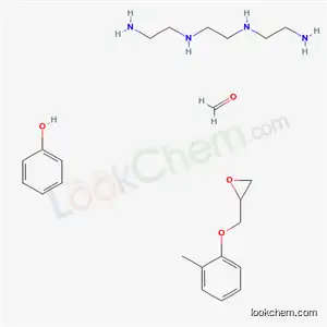 Molecular Structure of 99377-78-3 (Phenol, polymer with formaldehyde, glycidyl ether, polymers with (methylphenoxy)methyloxirane and triethylenetetramine)