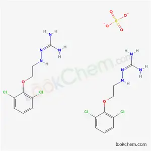 Molecular Structure of 551-48-4 (bis[3-[2-(2,6-dichlorophenoxy)ethyl]carbazamidine] sulphate)