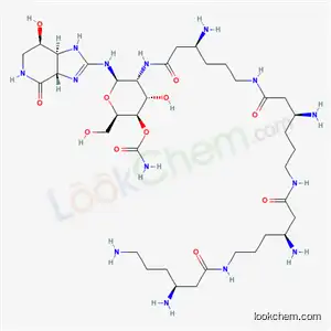 Molecular Structure of 3776-36-1 (2-[(3-amino-6-{[3-amino-6-({3-amino-6-[(3,6-diaminohexanoyl)amino]hexanoyl}amino)hexanoyl]amino}hexanoyl)amino]-4-O-carbamoyl-2-deoxy-N-[(3aS,7R,7aS)-7-hydroxy-4-oxo-3a,4,5,6,7,7a-hexahydro-1H-imidazo[4,5-c]pyridin-2-yl]-beta-D-gulopyranosylamine)
