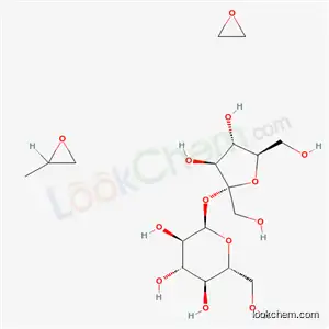 Molecular Structure of 26301-10-0 (.alpha.-D-Glucopyranoside, .beta.-D-fructofuranosyl, polymer with methyloxirane and oxirane)