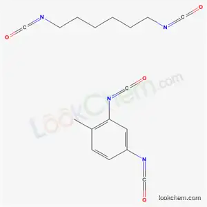 Molecular Structure of 26426-91-5 (Benzene, 2,4-diisocyanato-1-methyl-, polymer with 1,6-diisocyanatohexane)