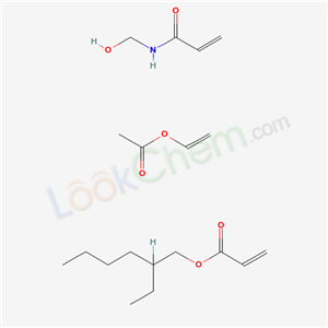 2-Propenoic acid, 2-ethylhexyl ester, polymer with ethenyl acetate and N-(hydroxymethyl)-2-propenamide