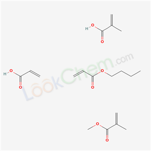 2-Propenoic acid, 2-methyl-, polymer with butyl 2-propenoate, methyl 2-methyl-2-propenoate and 2-propenoic acid